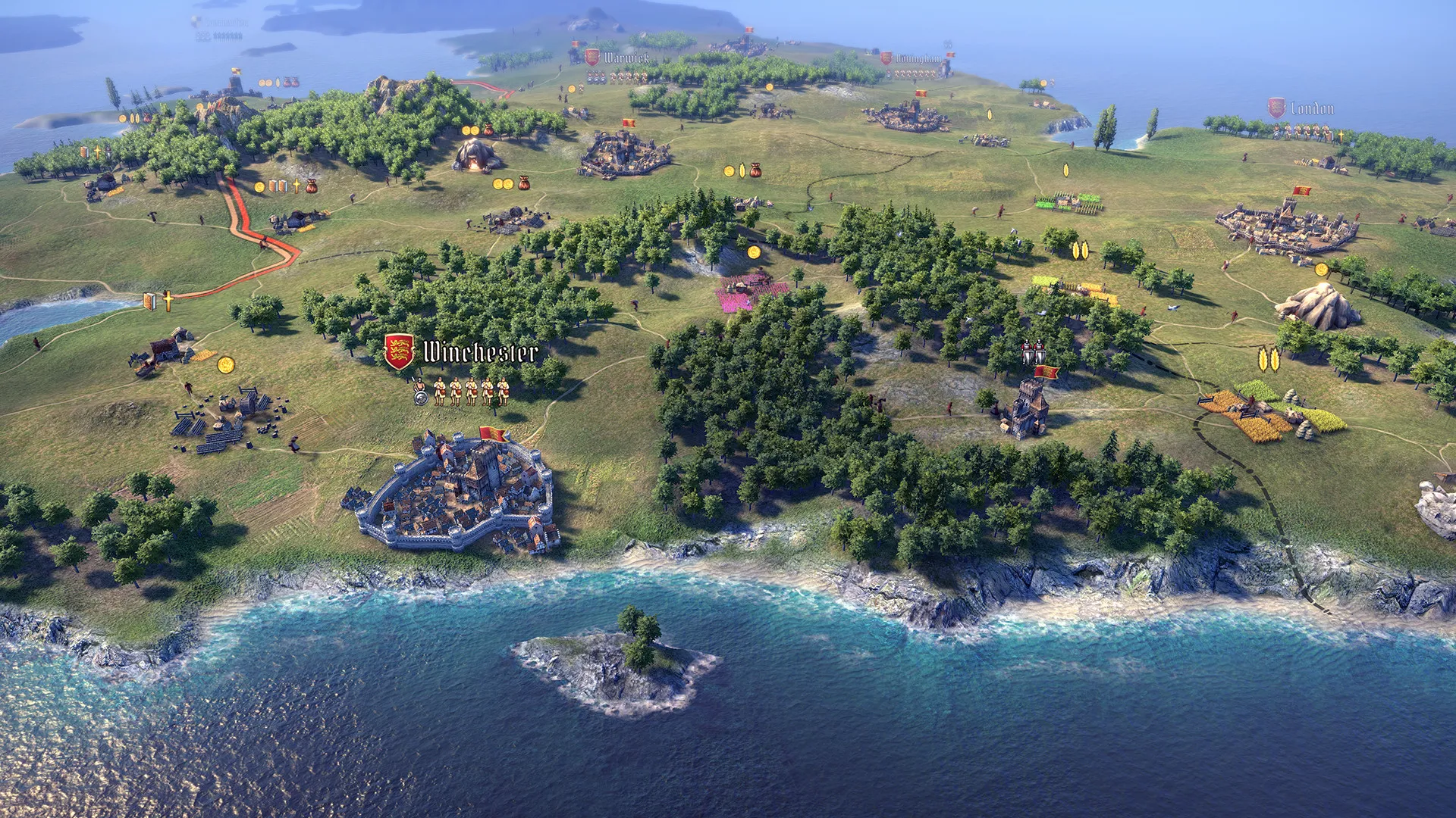 Knights of Honor II: Sovereign: скриншот 2
