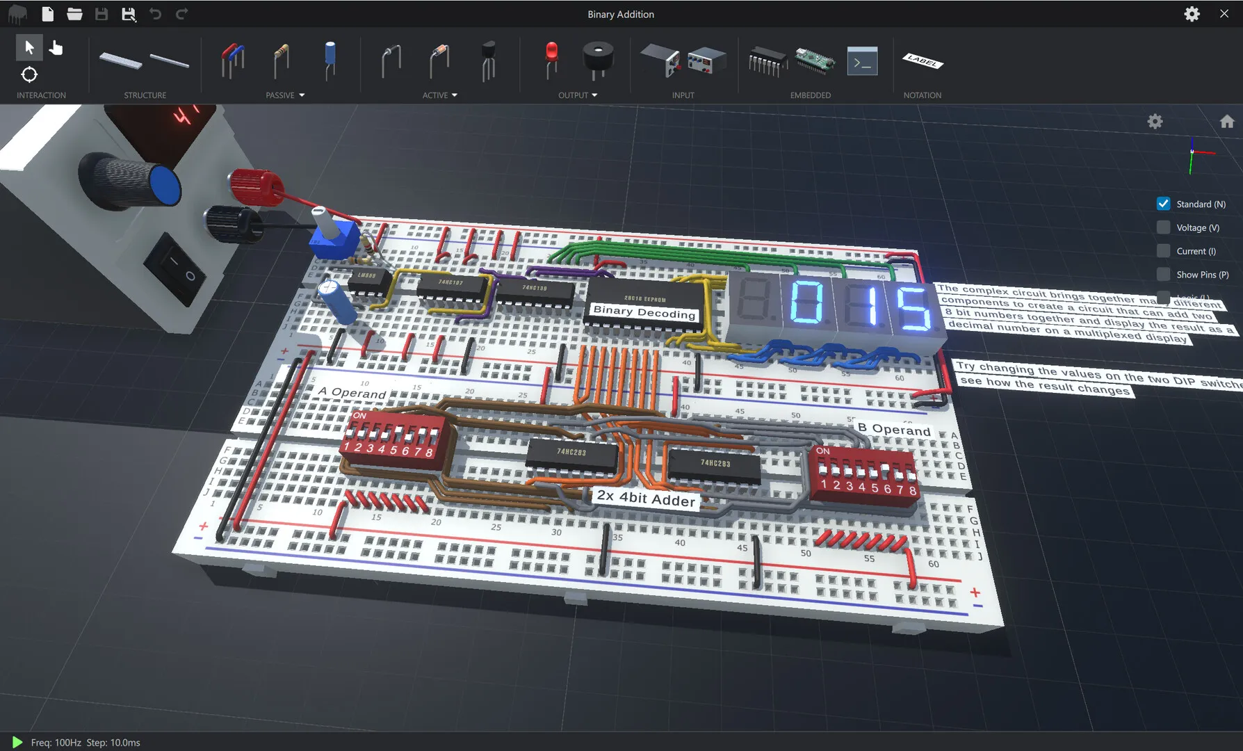 CRUMB Circuit Simulator: скриншот 5