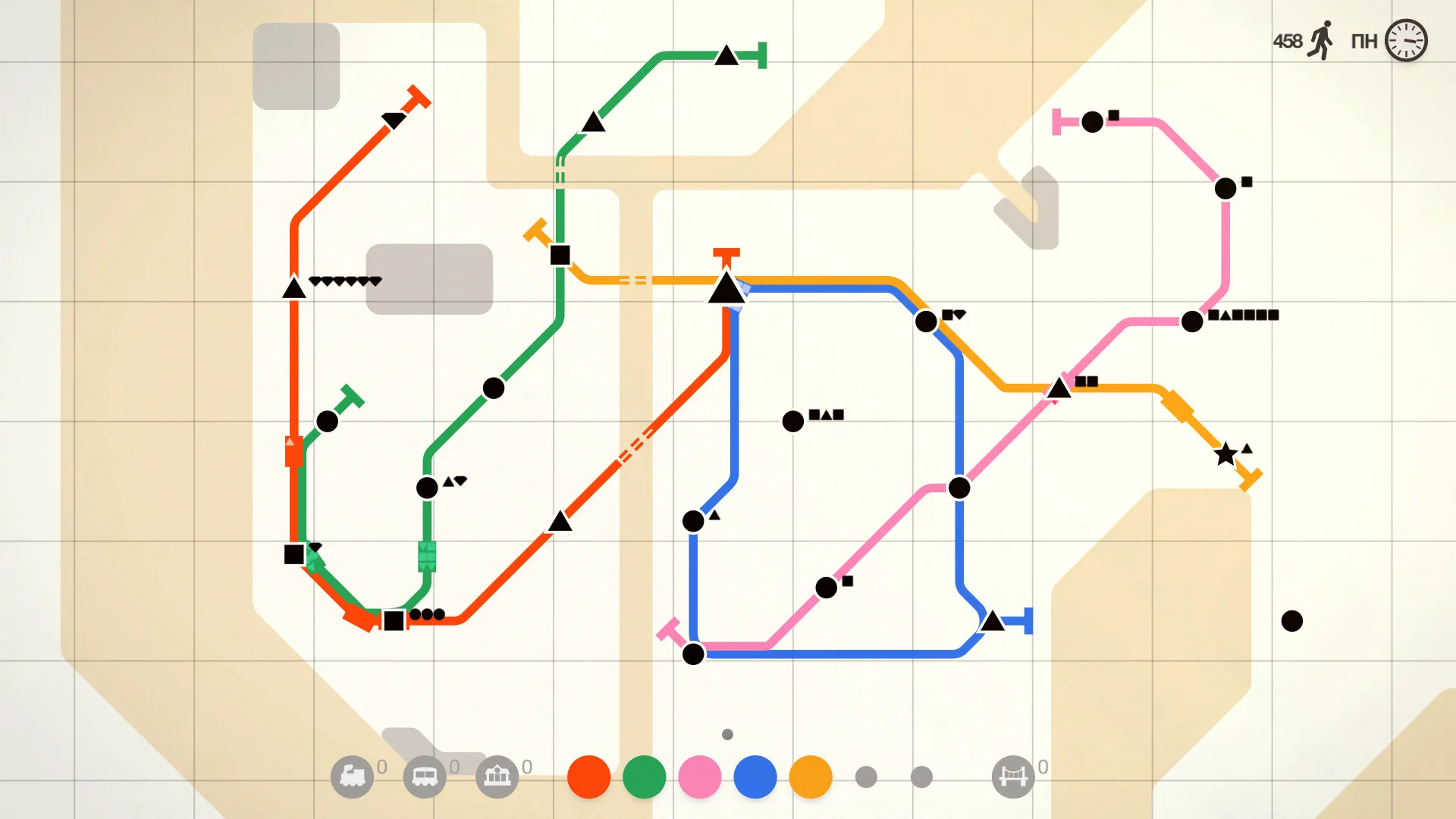 Mini Metro: скриншот 5