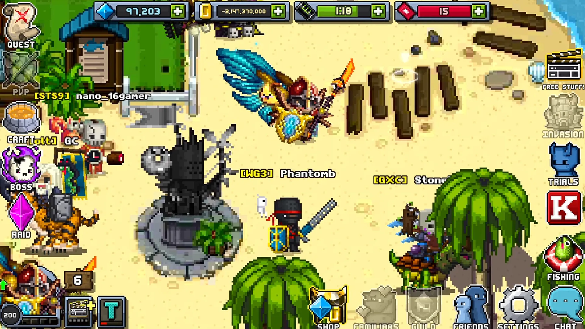 Bit Heroes Quest: скриншот 1