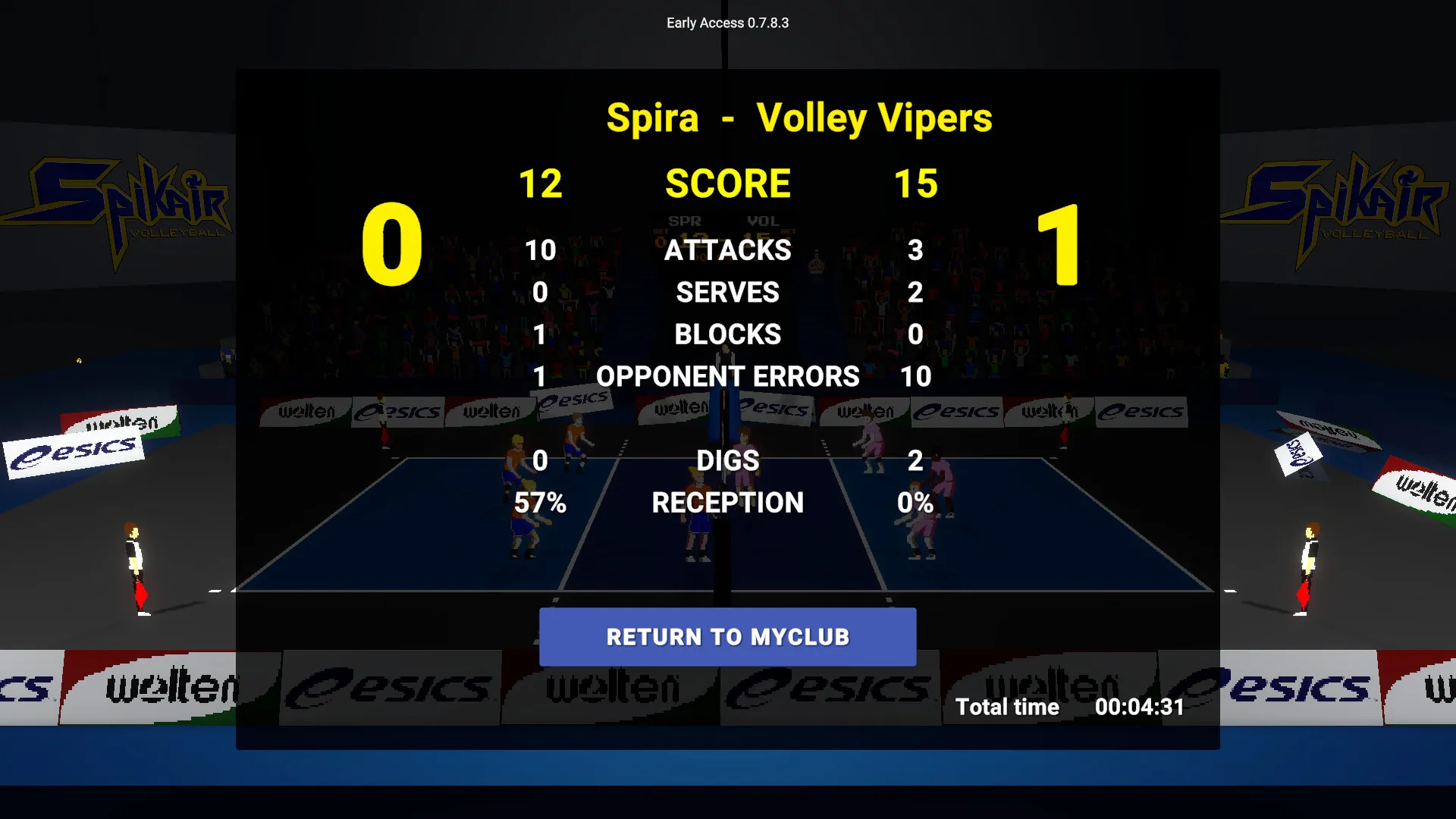 Spikair Volleyball: скриншот 7