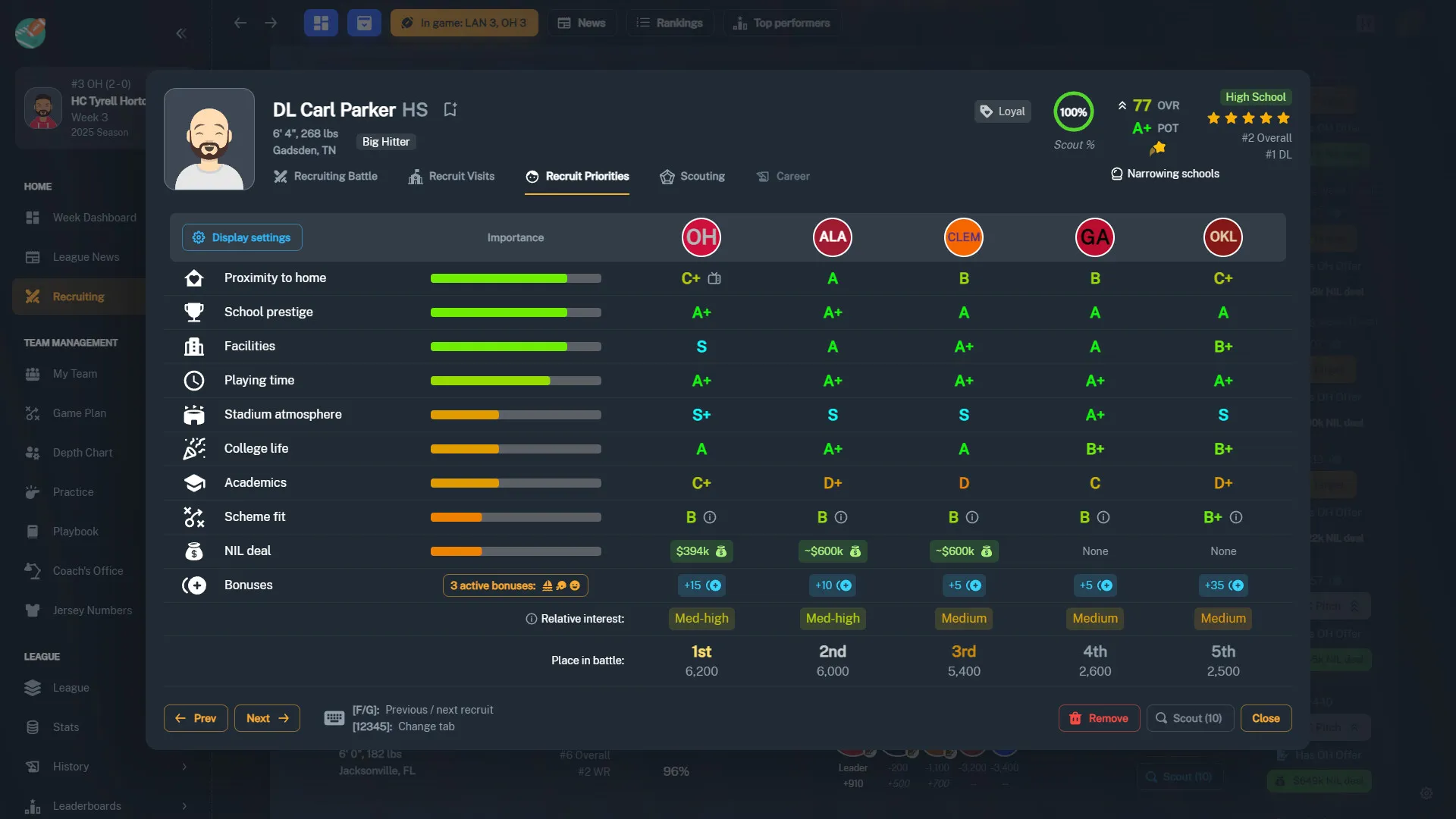Football Coach: College Dynasty: скриншот 7