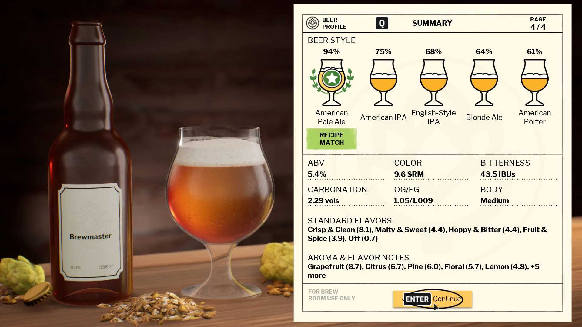 Brewmaster: Beer Brewing Simulator: скриншот 1