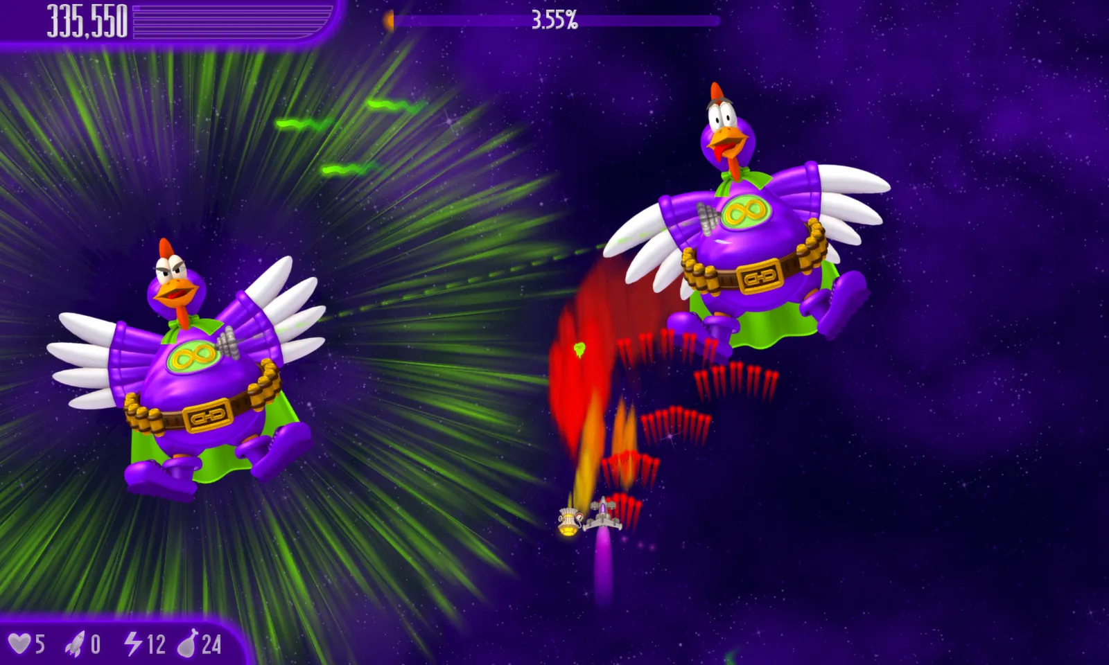 Chicken Invaders 4: скриншот 1