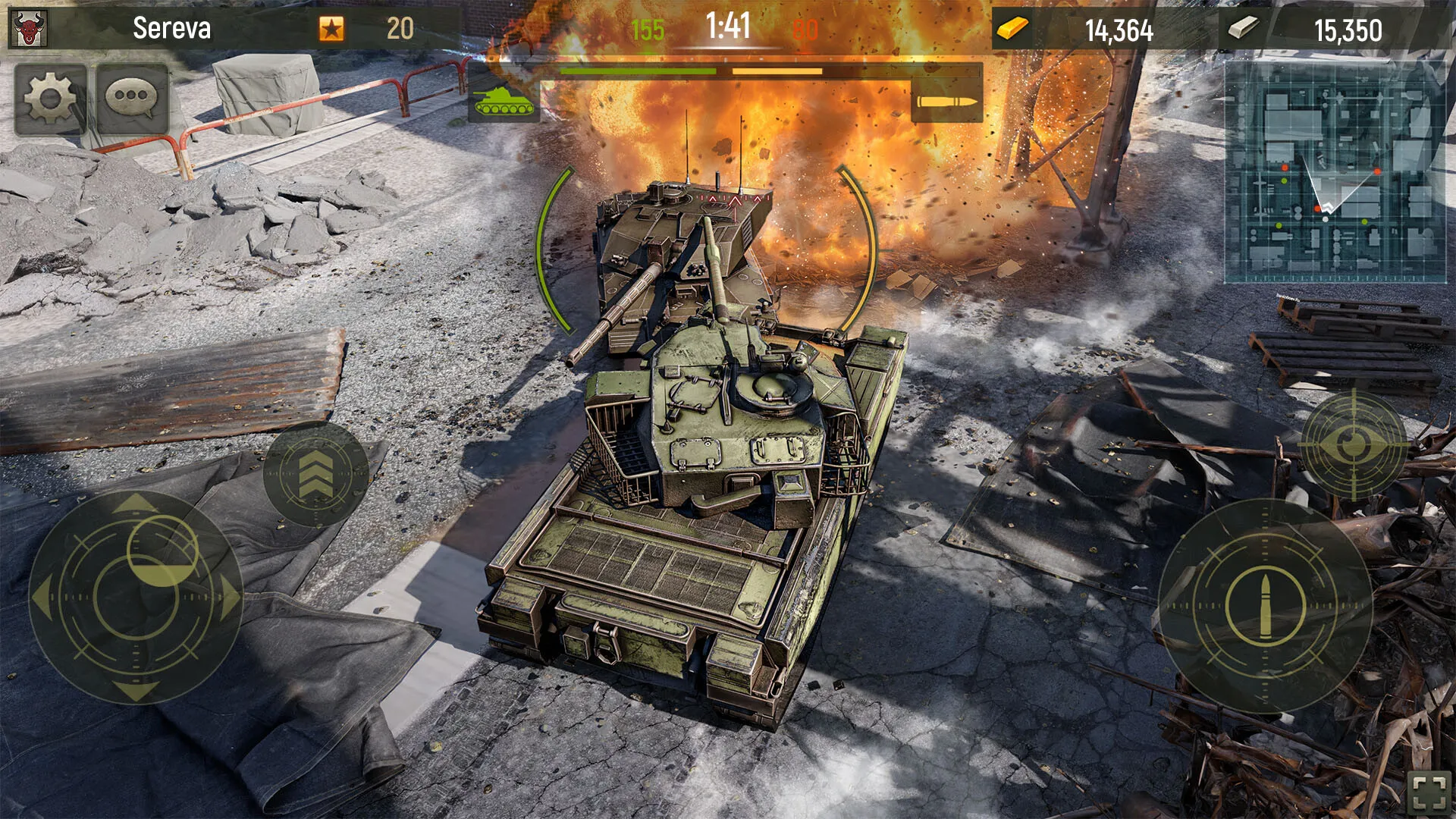 Grand Tanks: WW2 Танки по сети: скриншот 1