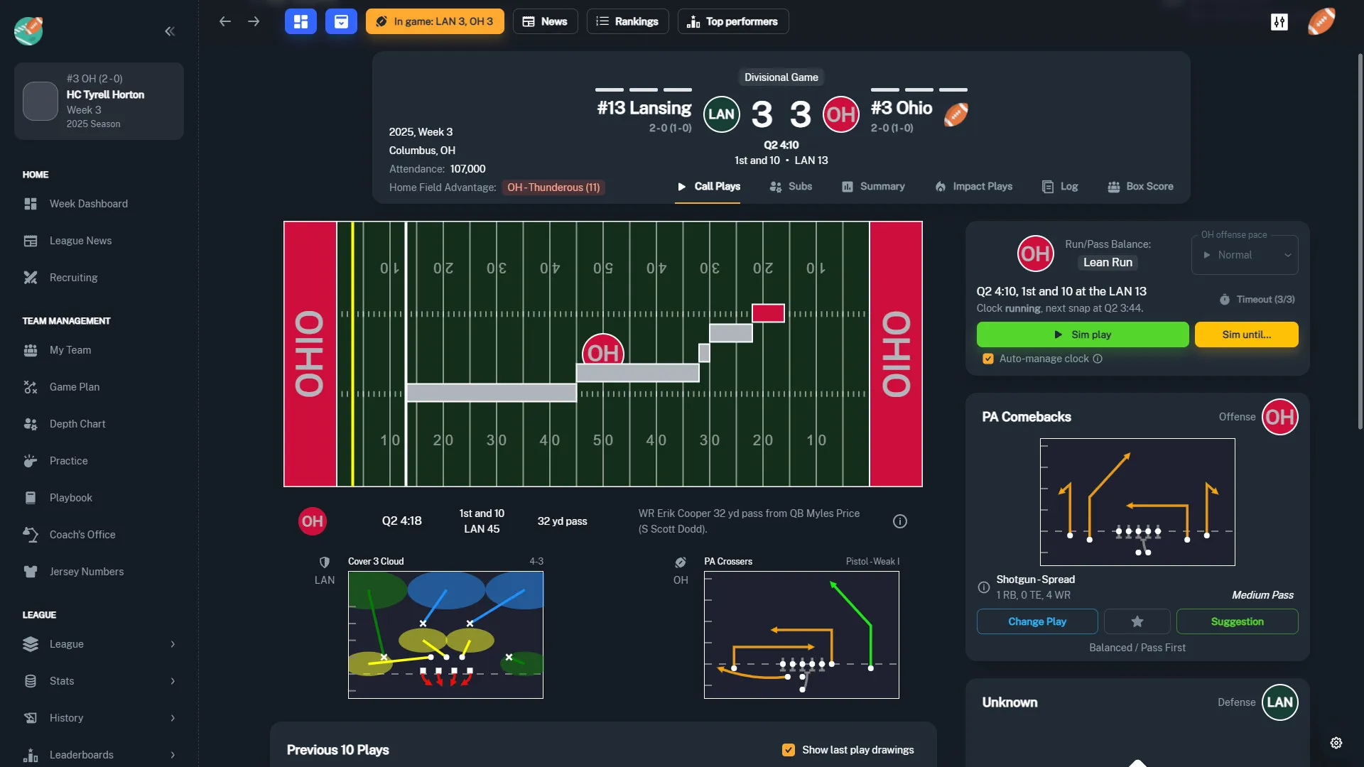 Football Coach: College Dynasty: скриншот 1